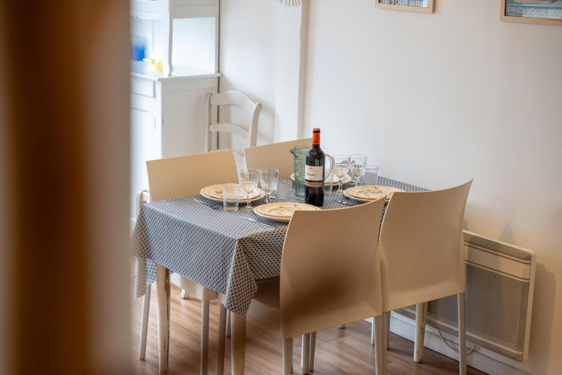 סן-ואלרי-סור-סום Bleu Bonheur, Appartement Cosy Au Coeur De La Baie מראה חיצוני תמונה